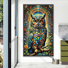 Load image into Gallery viewer, Diamond Painting - Full Round - Owl (40*70CM)