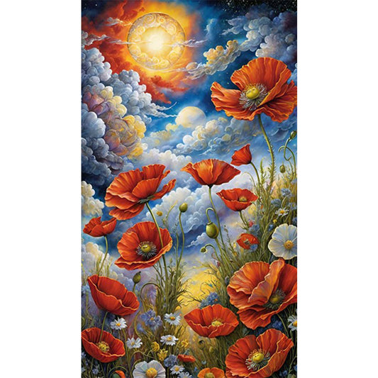 AB Diamond Painting - Full Round - Poppy (40*70CM)