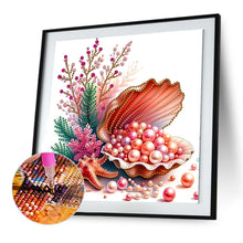 Load image into Gallery viewer, Diamond Painting - Partial Special Shaped - Shell pearl (30*30CM)