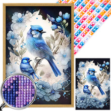 Load image into Gallery viewer, AB Diamond Painting - Full Square - Blue bird (40*60CM)