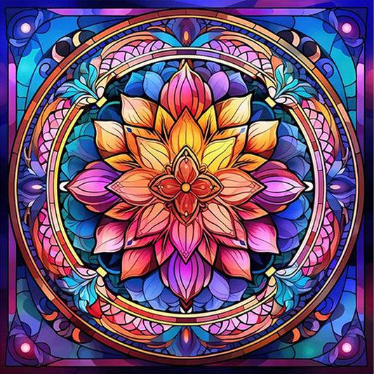 AB Diamond Painting - Full Round - Mandala (40*40CM)
