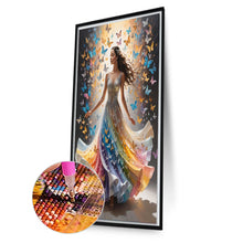 Load image into Gallery viewer, Diamond Painting - Full Square - Butterfly woman (20*30CM)