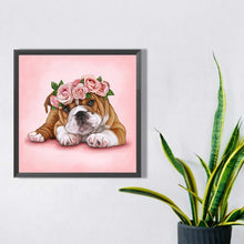 Load image into Gallery viewer, Diamond Painting - Full Square - Bulldog (30*30CM)