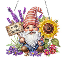 Load image into Gallery viewer, Goblin DIY Diamond Painting Art Pendant with Light Strip for Wall Window