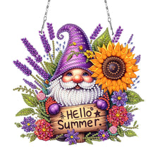 Load image into Gallery viewer, Goblin DIY Diamond Painting Art Pendant with Light Strip for Wall Window