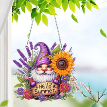 Load image into Gallery viewer, Goblin DIY Diamond Painting Art Pendant with Light Strip for Wall Window