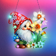 Load image into Gallery viewer, Goblin DIY Diamond Painting Art Pendant with Light Strip for Wall Window