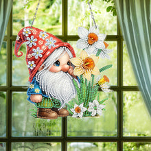 Load image into Gallery viewer, Goblin DIY Diamond Painting Art Pendant with Light Strip for Wall Window