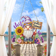 Load image into Gallery viewer, Goblin DIY Diamond Painting Art Pendant with Light Strip for Wall Window