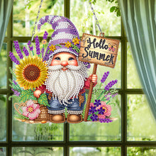 Load image into Gallery viewer, Goblin DIY Diamond Painting Art Pendant with Light Strip for Wall Window