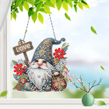 Load image into Gallery viewer, Goblin DIY Diamond Painting Art Pendant with Light Strip for Wall Window