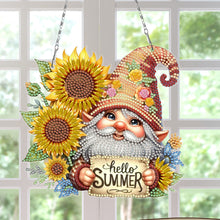 Load image into Gallery viewer, Goblin DIY Diamond Painting Art Pendant with Light Strip for Wall Window