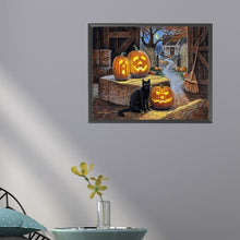 Load image into Gallery viewer, Diamond Painting - Full Square - Black cat (50*40CM)