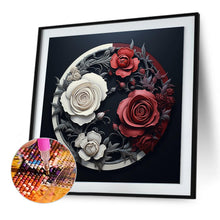 Load image into Gallery viewer, Diamond Painting - Full Round - Red and white roses (30*30CM)