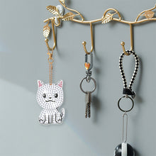 Load image into Gallery viewer, 8Pcs Double Sided Animal Alien Diamond Art Keyring for Home Birthday Party Decor