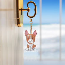 Load image into Gallery viewer, 8Pcs Double Sided Animal Alien Diamond Art Keyring for Home Birthday Party Decor