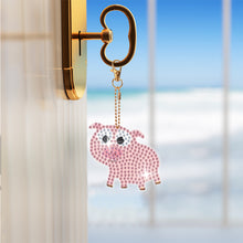 Load image into Gallery viewer, 8Pcs Double Sided Animal Alien Diamond Art Keyring for Home Birthday Party Decor