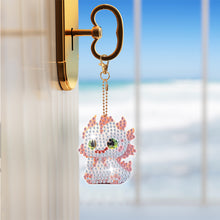 Load image into Gallery viewer, 8Pcs Double Sided Animal Alien Diamond Art Keyring for Home Birthday Party Decor