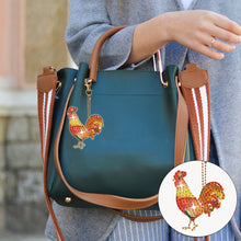 Load image into Gallery viewer, 8Pcs Double Sided Animal Alien Diamond Art Keyring for Home Birthday Party Decor