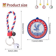 Load image into Gallery viewer, PET Double Sided Crystal Palaces Diamond Painting Keychain for Beginners Adults