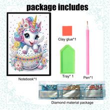 Load image into Gallery viewer, Animal Special Shaped Diamond Painting Journal Notebook 50 Pages for Adults Kids