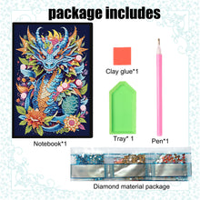 Load image into Gallery viewer, Animal Special Shaped Diamond Painting Journal Notebook 50 Pages for Adults Kids