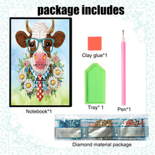 Load image into Gallery viewer, Animal Special Shaped Diamond Painting Journal Notebook 50 Pages for Adults Kids