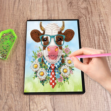 Load image into Gallery viewer, Animal Special Shaped Diamond Painting Journal Notebook 50 Pages for Adults Kids