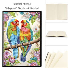 Load image into Gallery viewer, Animal Special Shaped Diamond Painting Journal Notebook 50 Pages for Adults Kids