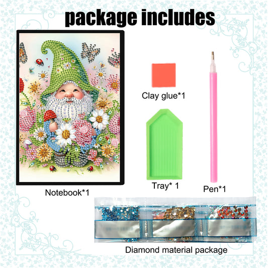 Goblin Special Shaped Diamond Painting Journal Notebook 50 Pages for Adults Kids
