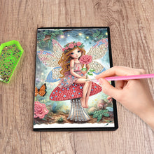 Load image into Gallery viewer, Elf Fairy Special Shaped 50 Pages Diamond Painting Diary Book A5 for Adults Kids