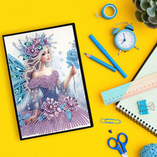 Load image into Gallery viewer, Elf Fairy Special Shaped 50 Pages Diamond Painting Diary Book A5 for Adults Kids