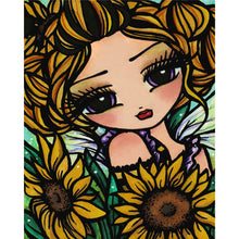 Load image into Gallery viewer, AB Diamond Painting - Full Round - Sunflower girl (40*50CM)