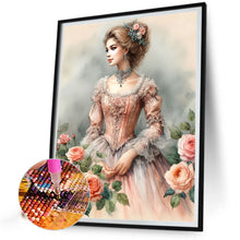 Load image into Gallery viewer, AB Diamond Painting - Full Round - Flowers and classical beauties (40*50CM)
