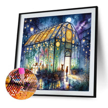 Load image into Gallery viewer, AB Diamond Painting - Full Round - Flower room at night (40*40CM)