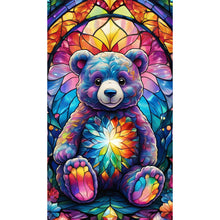 Load image into Gallery viewer, Diamond Painting - Full Round - Glass art bear (40*70CM)