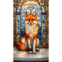 Load image into Gallery viewer, Diamond Painting - Full Round - Glass art fox (40*70CM)