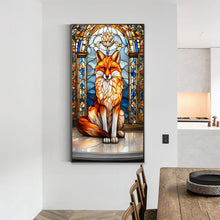Load image into Gallery viewer, Diamond Painting - Full Round - Glass art fox (40*70CM)