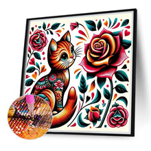 Load image into Gallery viewer, Diamond Painting - Full Round - Cat (40*40CM)