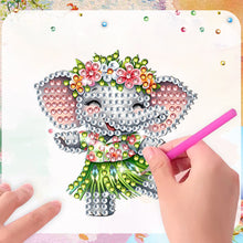 Load image into Gallery viewer, 6Pcs Acrylic Special Shape Dancing Animals Diamond Painting Fridge Magnet