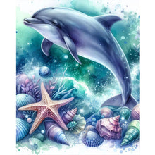 Load image into Gallery viewer, Diamond Painting - Full Round - Dolphin (40*50CM)