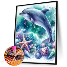 Load image into Gallery viewer, Diamond Painting - Full Round - Dolphin (40*50CM)