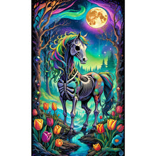 Load image into Gallery viewer, Diamond Painting - Full Round - Skeleton horse (45*75CM)
