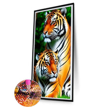 Load image into Gallery viewer, Diamond Painting - Full Round - Tiger (45*85CM)