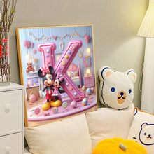 Load image into Gallery viewer, Diamond Painting - Full Round - Mickey and Minnie letters (40*40CM)
