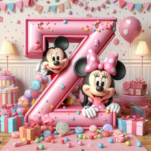 Load image into Gallery viewer, Diamond Painting - Full Round - Mickey and Minnie letters (40*40CM)