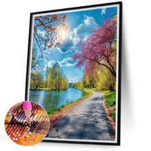 Load image into Gallery viewer, Diamond Painting - Full Round - Lakeside scenery (55*70CM)