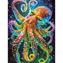 Load image into Gallery viewer, 4pcs Round Diamond Painting Set - Marine animals (30*40CM)