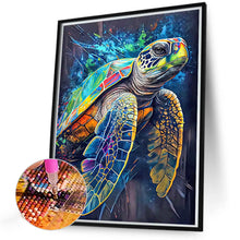 Load image into Gallery viewer, 4pcs Round Diamond Painting Set - Marine animals (30*40CM)