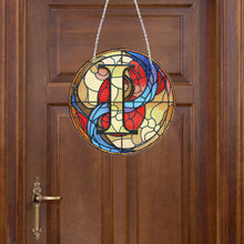 Load image into Gallery viewer, Double Sided Letter I Suncatcher Diamond Drawing Hanging Ornament for Home Decor
